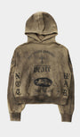 Badblood PEACE NOT WAR Hoodie Dusty Beige