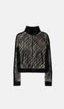 Badblood Vintage Club Track Zip-Up Check Brown