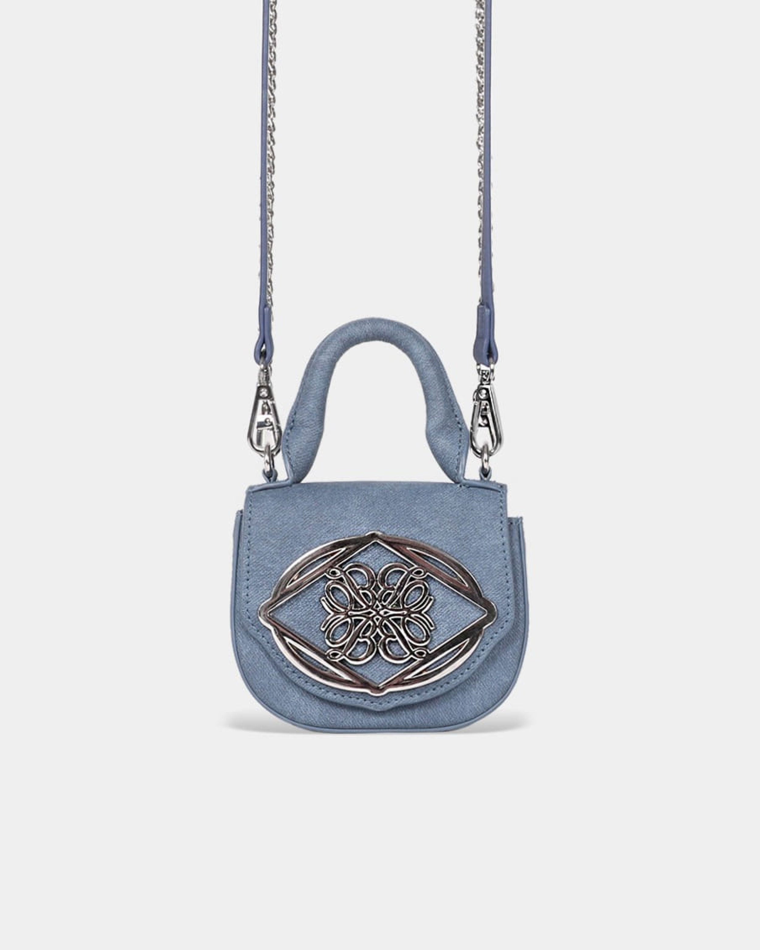 Badblood Fleur Symbol Mini Mug Bag Denim Blue