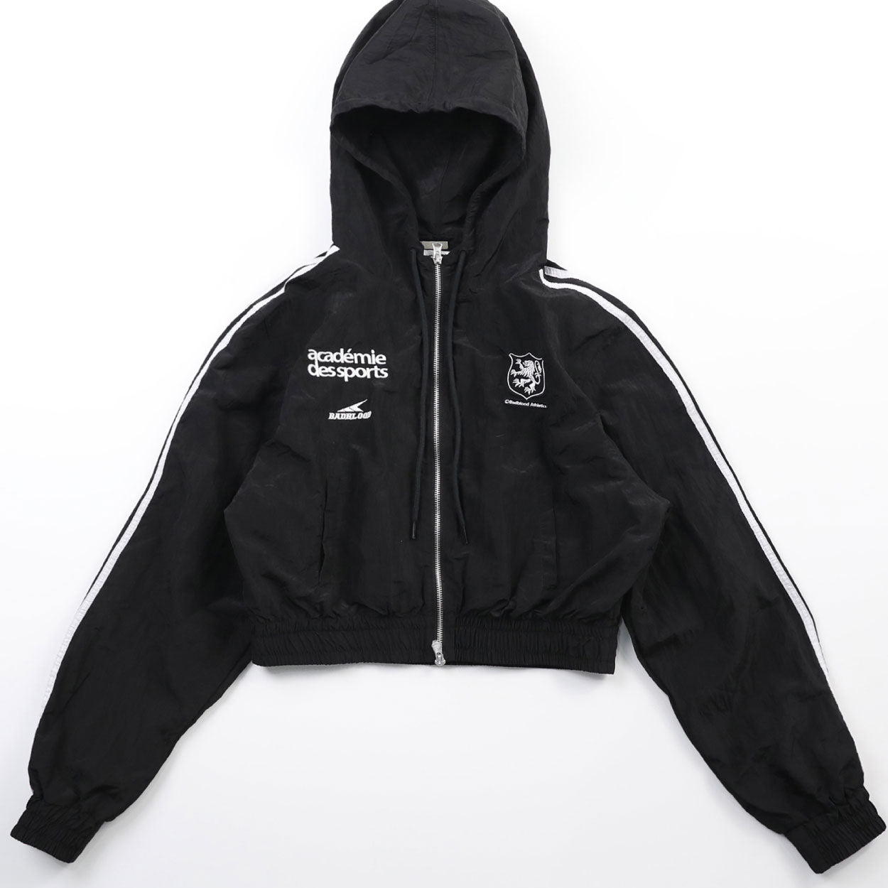 Badblood ADS Vintage Hooded Track Jacket Black