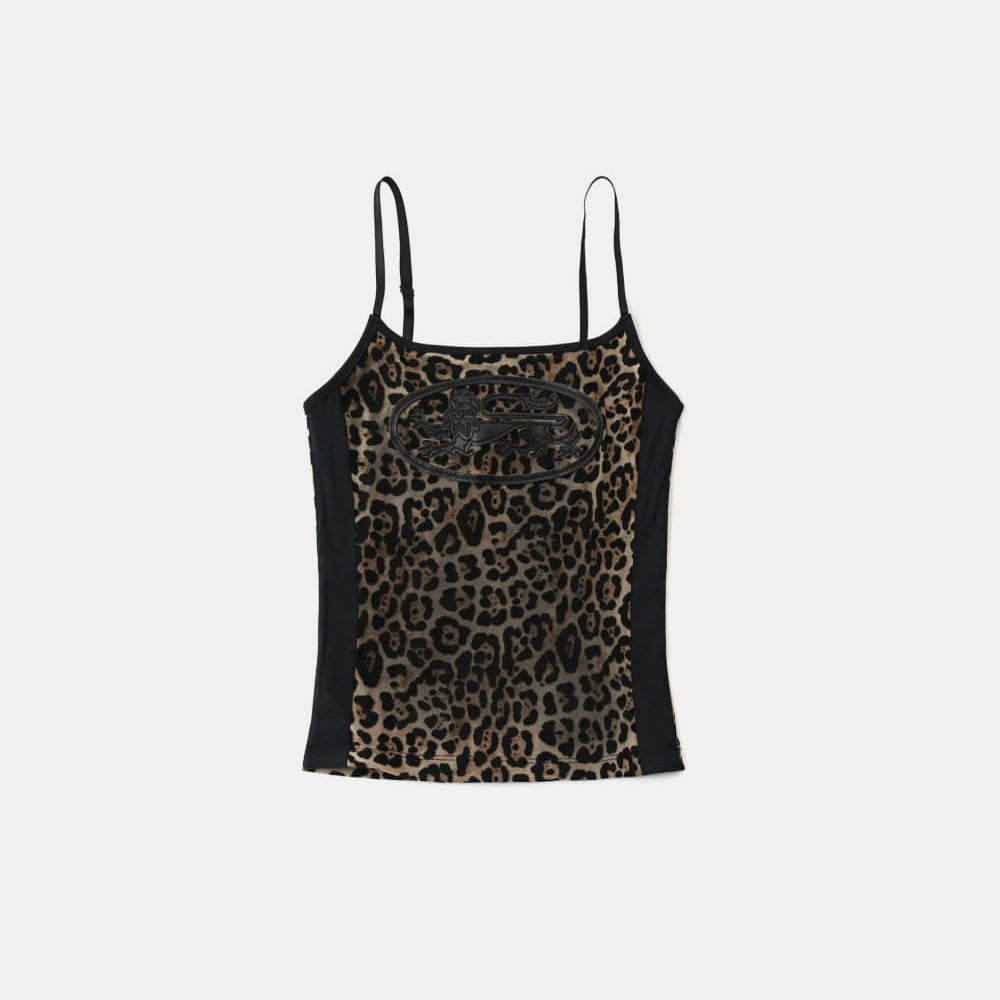 Badblood Mystic String Tank - Brown Leopard