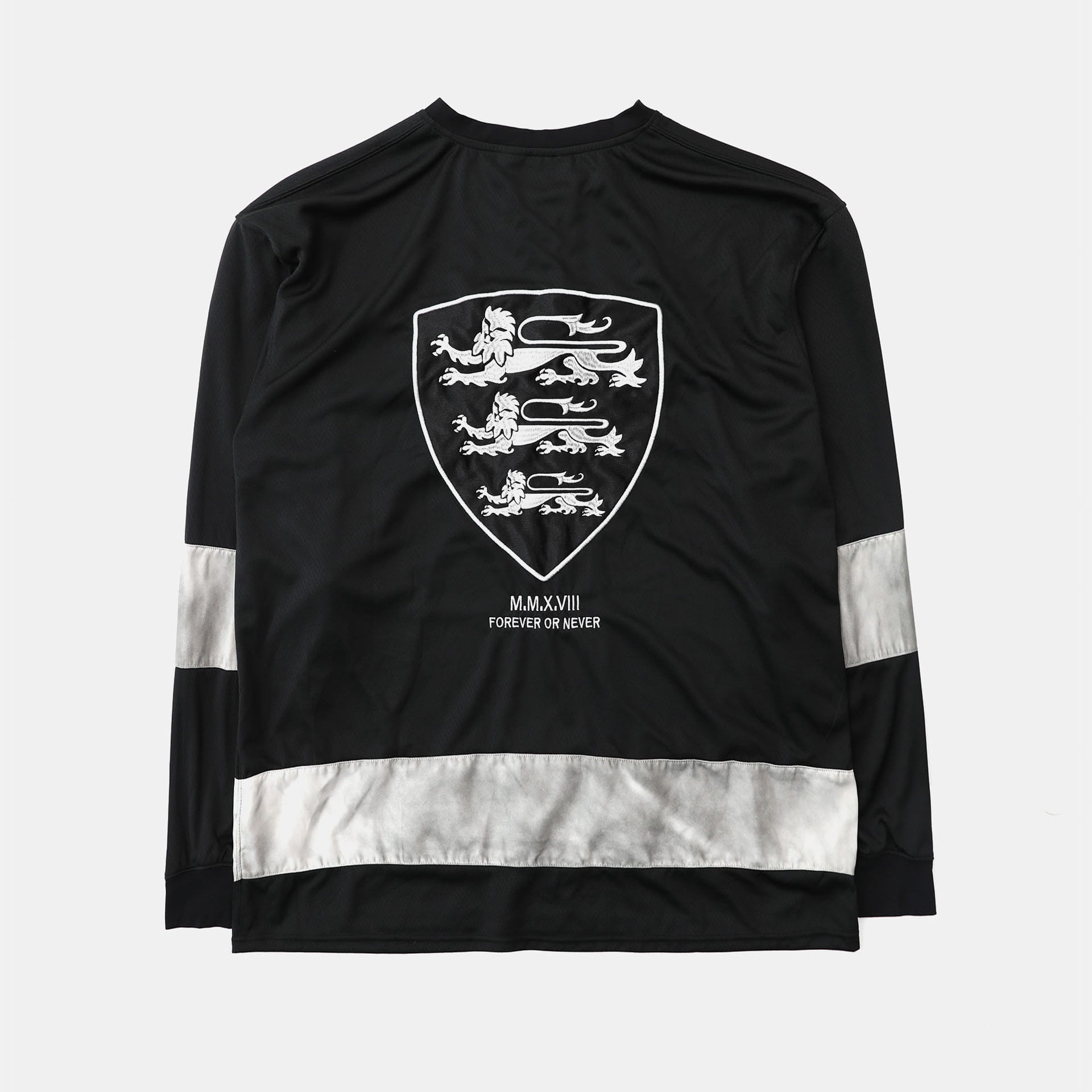 Badblood Shield M Contrast V-Neck Jersey Long Sleeve Black