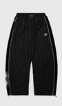 Badblood Dark Classic Pinstripe Track Pants Black