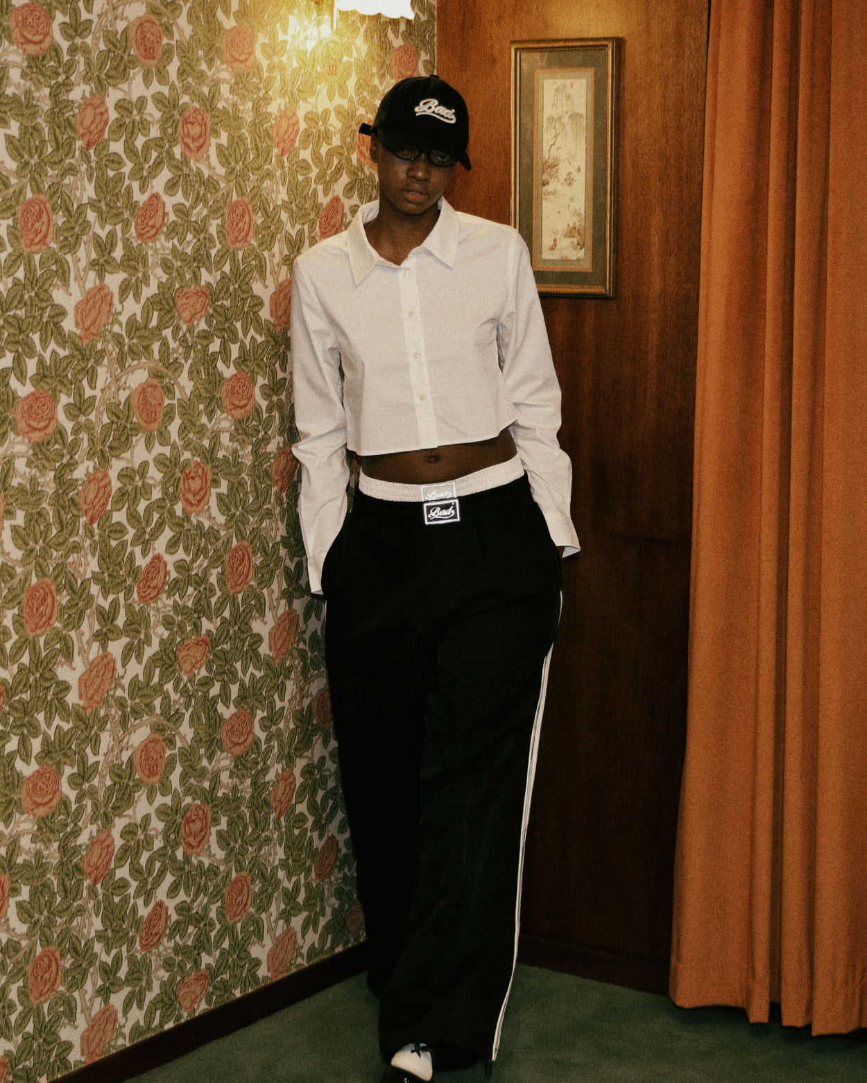 Badblood Billy 2 Way Curved Jogger Trousers Black