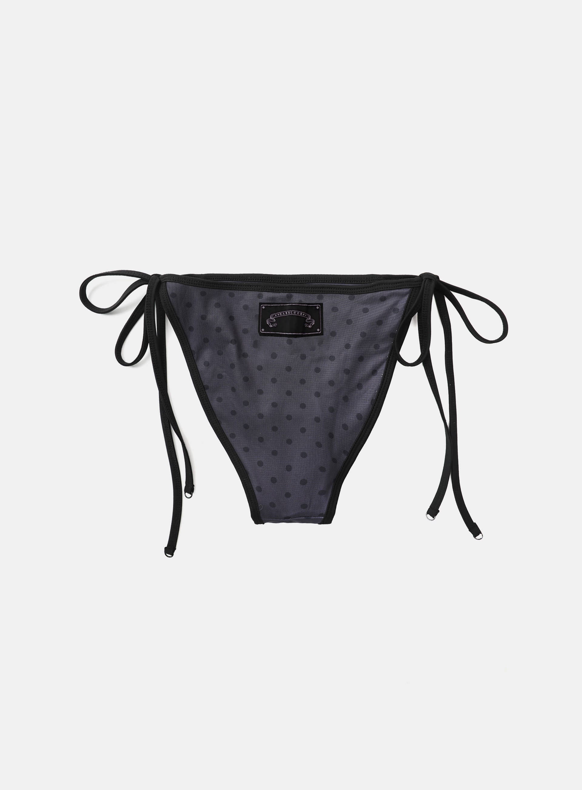 Badblood Splash Dot Bikini Set - Charcoal