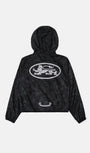 Badblood Mystic Nylon Reflective Hooded Zip-Up Black Camo