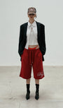 Badblood Classic Logo Bermuda Pants - Red