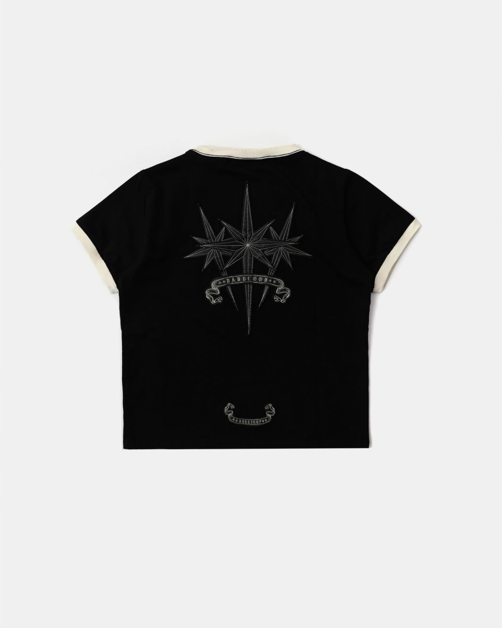 Badblood Cosmo Triple Patch Ringer T-Shirt - Black