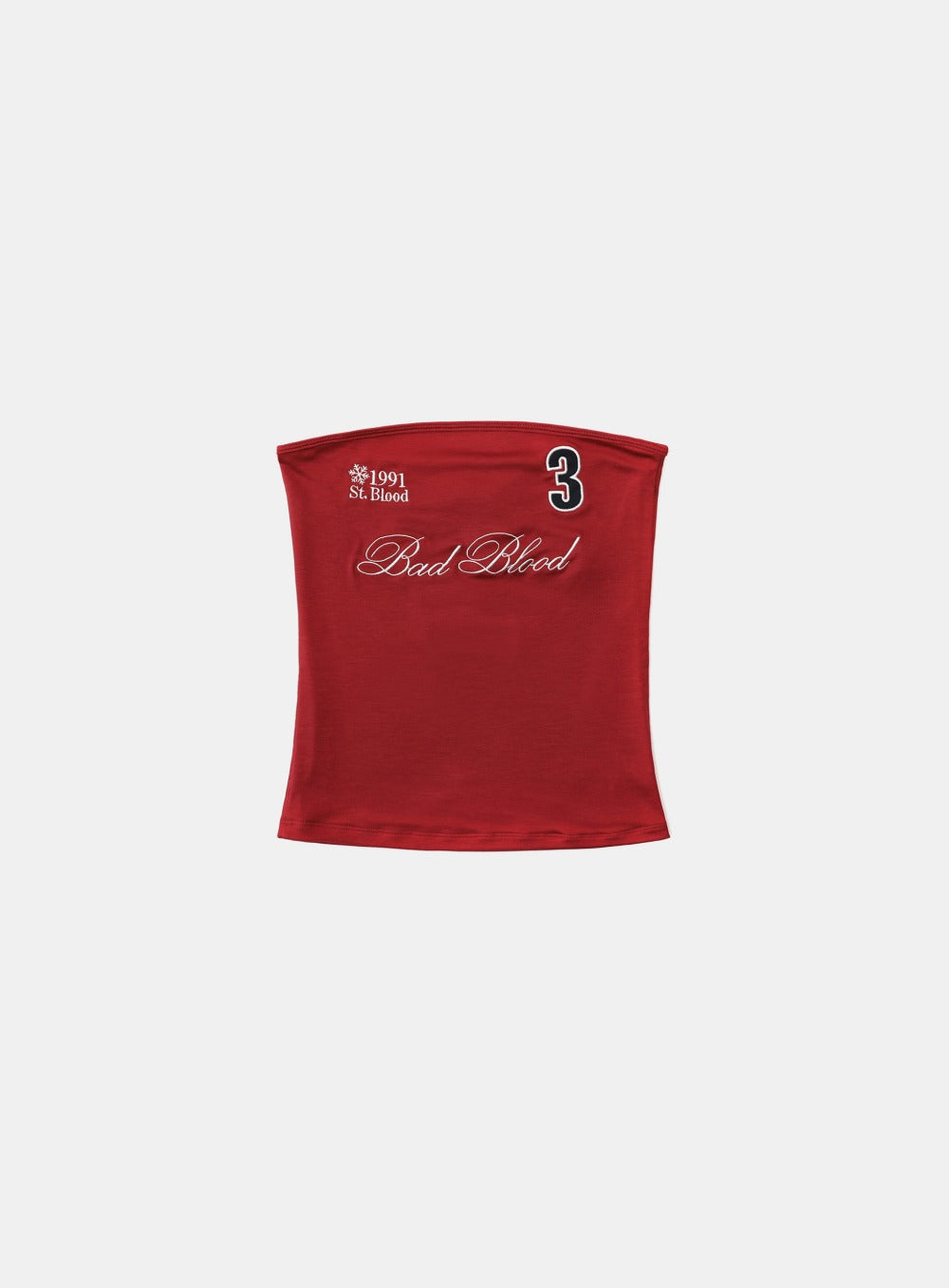 Badblood Classic Logo Tube Top - Red