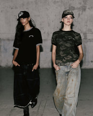 Badblood Cosmo Patch Convex Bermuda Pants - Black