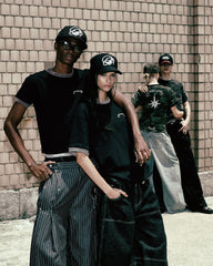 Badblood Cosmo Patch Convex Bermuda Pants - Black