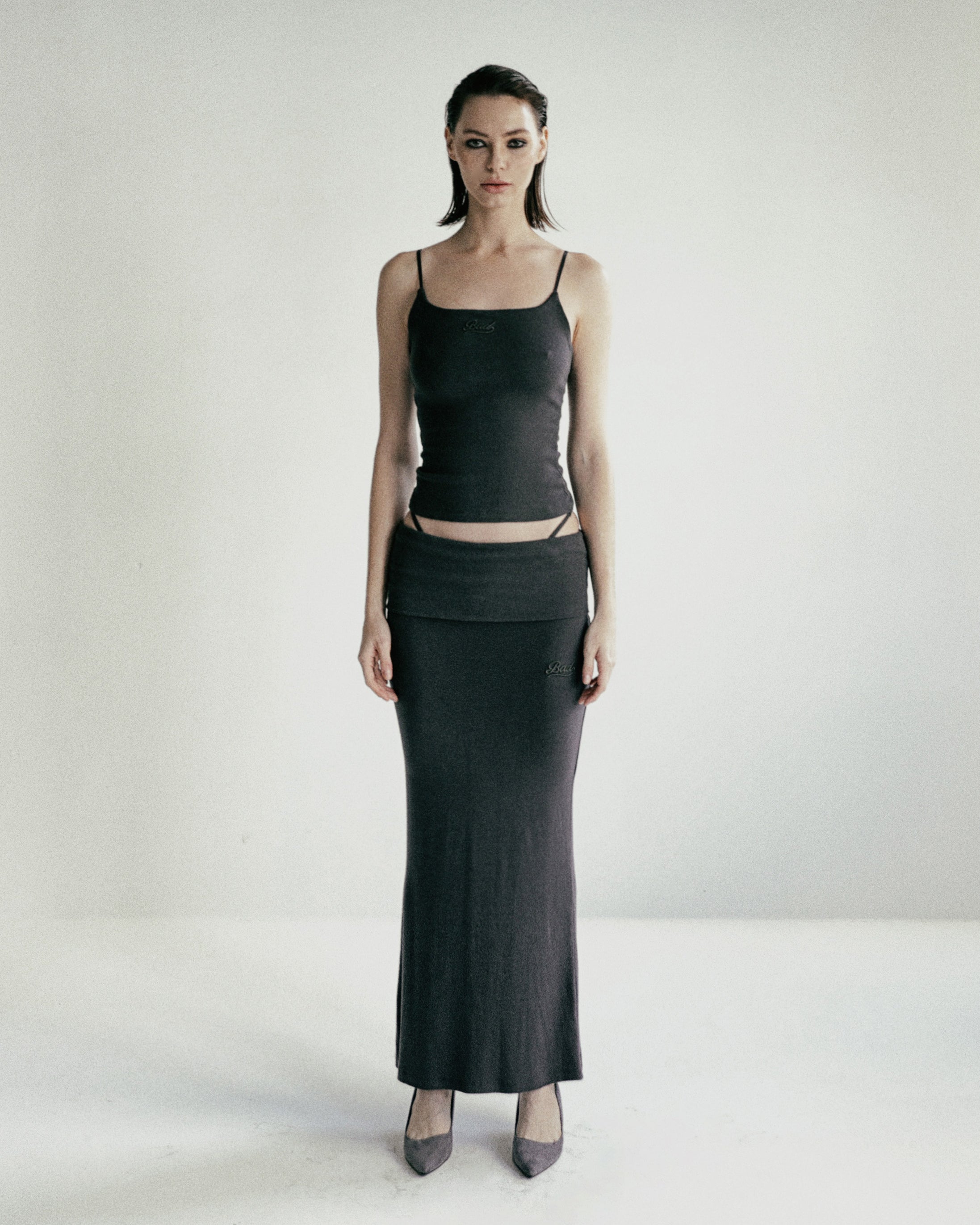 Badblood Beyond Soft Cami Tank - Charcoal