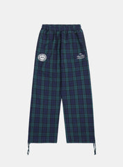 Badblood Classic Check 2 Way Jogger Trousers - Green