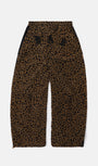 Badblood Mystic Billy Nylon Jogger - Brown Leopard