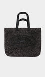 Badblood Mystic Patch Shopper Bag - Black Leopard