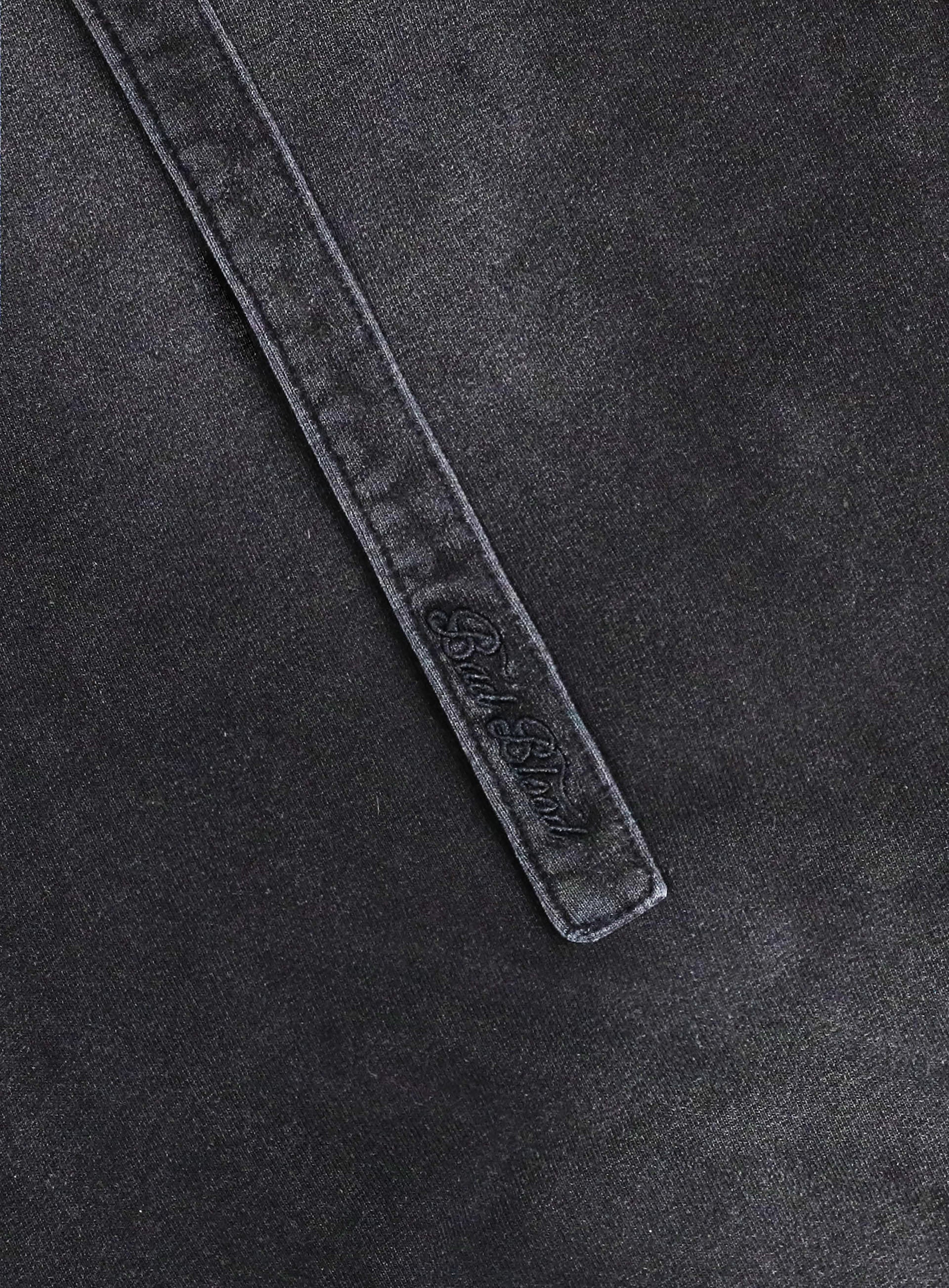 Badblood  Billy Washed Denim Sweatpants Black