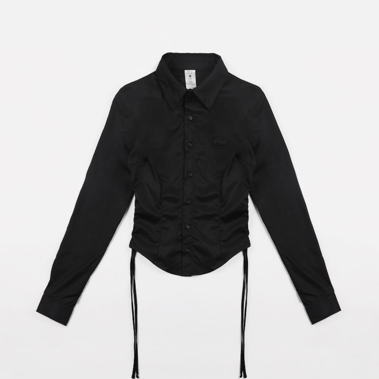 Badblood Shirring Shirt Slim Fit Black
