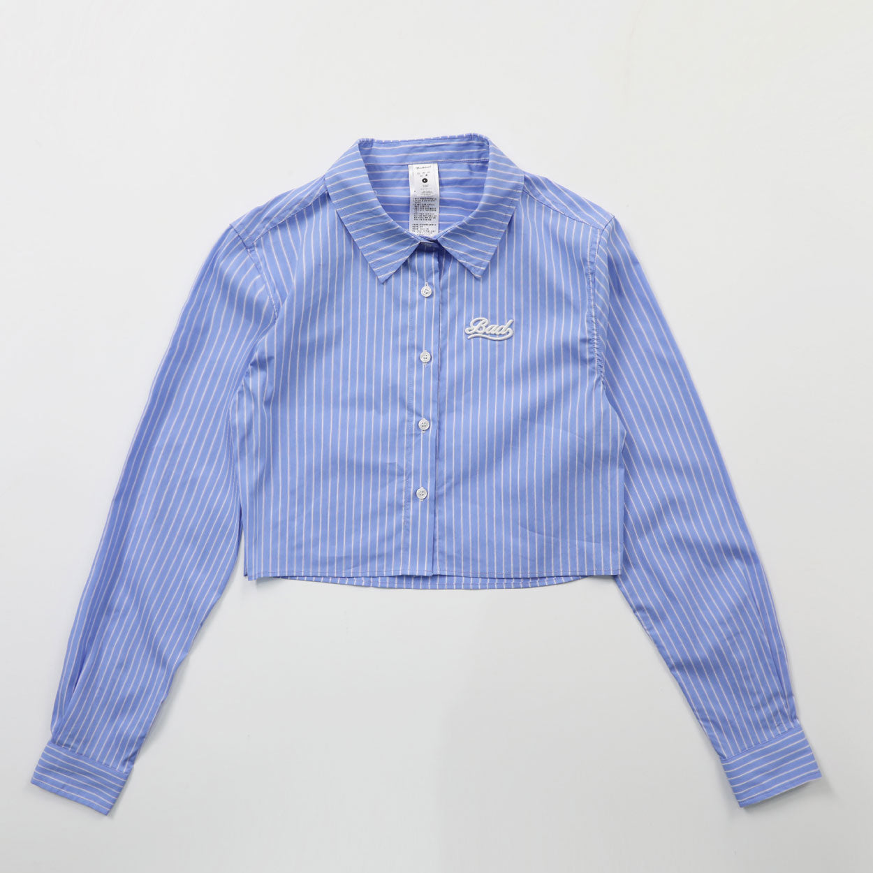 Badblood Cropped Shirt Blue/Straife