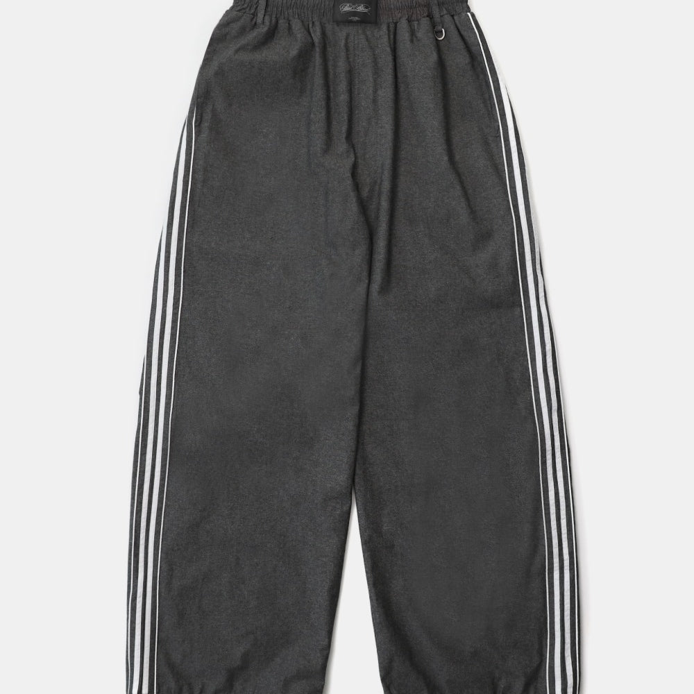 Badblood Reversible Pinstripe Track Pants Grey