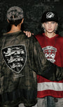 Badblood Shield M Contrast V-Neck Jersey Long Sleeve Green Camo