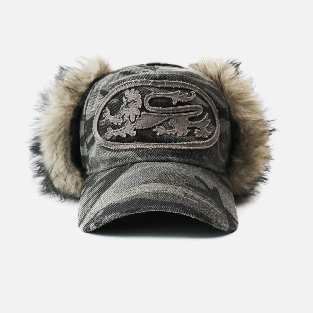Badblood Mystic Trapper Hat Green Camo