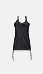 Badblood Mystic String Mini Dress Black Leopard
