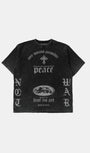 Badblood PEACE NOT WAR T-shirt Dusty Black