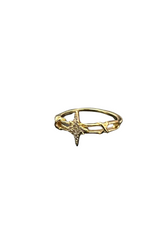 Besito star Diamond Ring Gold