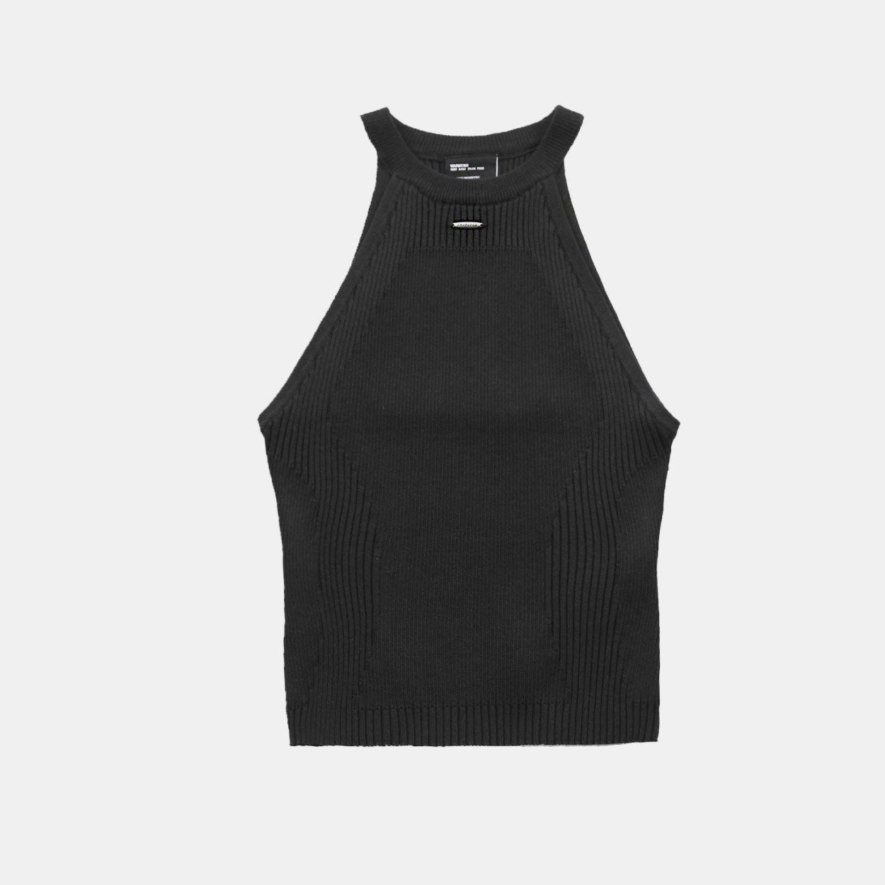 Badblood Halterneck Knit Tank Black