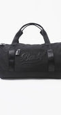 Badblood Bad Logo Nylon Duffel Bag - Black
