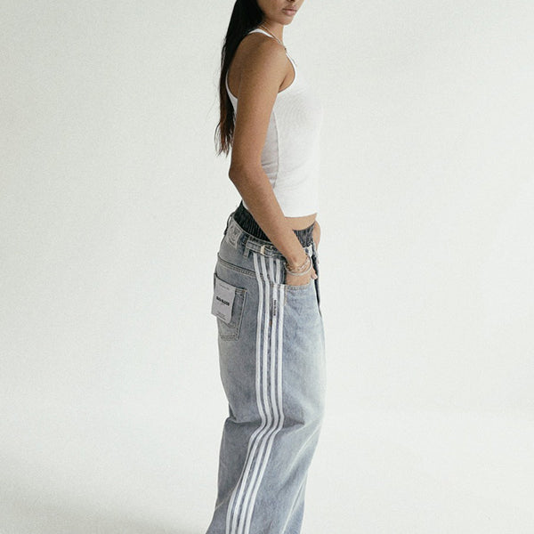 Badblood Billy Track Jeans Baggy Fit - Blue