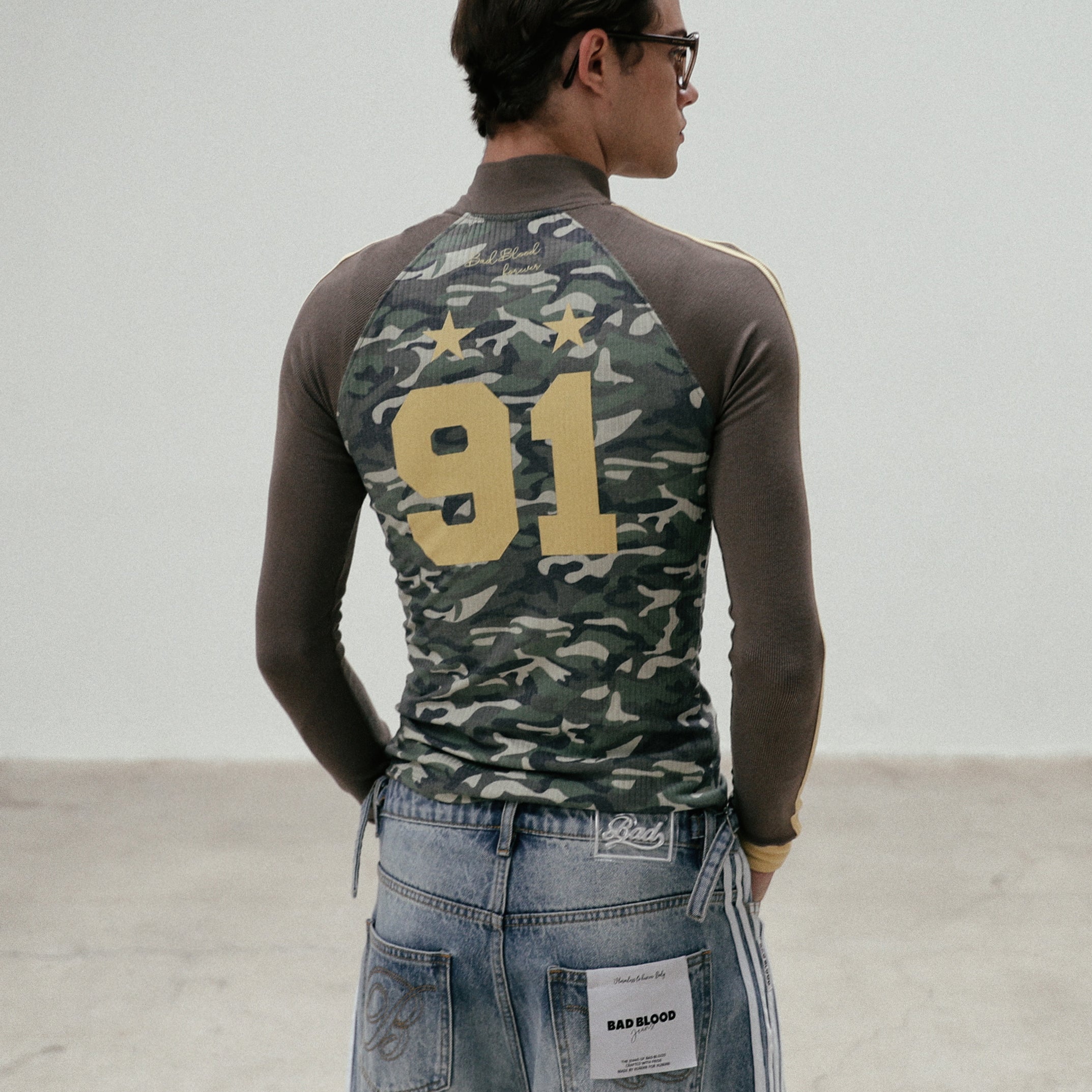 Badblood Jersey Track Top - Camo
