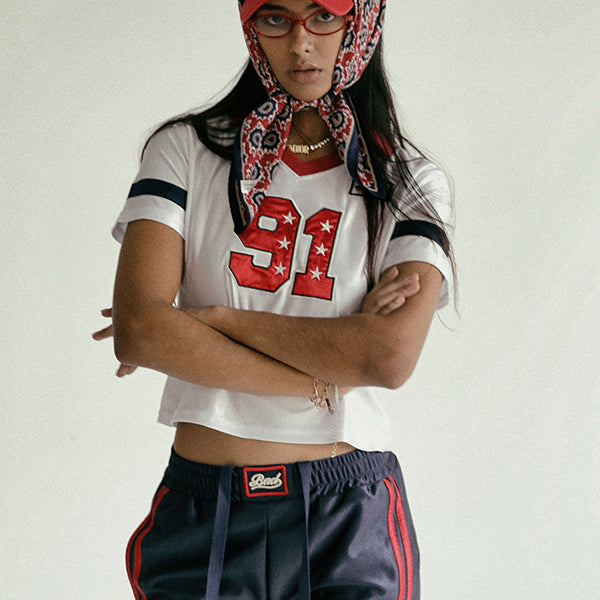 Badblood 91 Football Shorts Navy