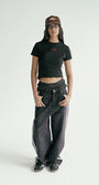 Badblood Classic Logo T-Shirt Slim Fit - Black