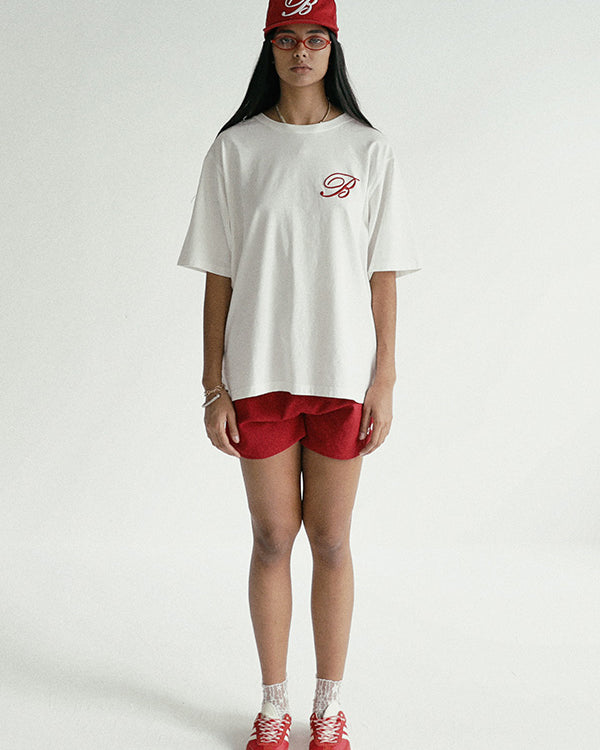 Badblood Classic logo t-shirt loose fit - White