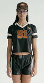 Badblood 91 Football Jersey Slim Fit Black