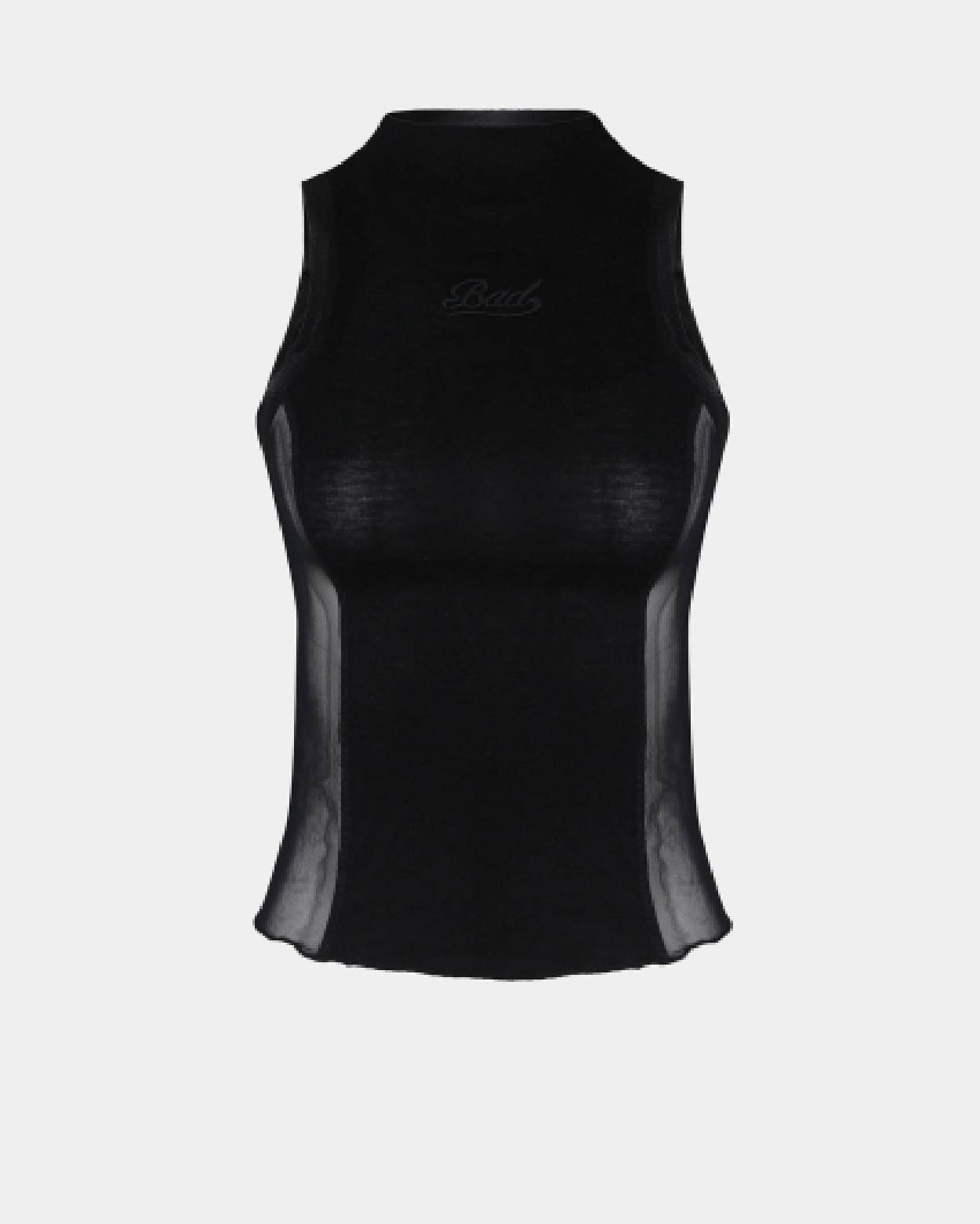 Badblood Second Skin Mock Neck Tank Black