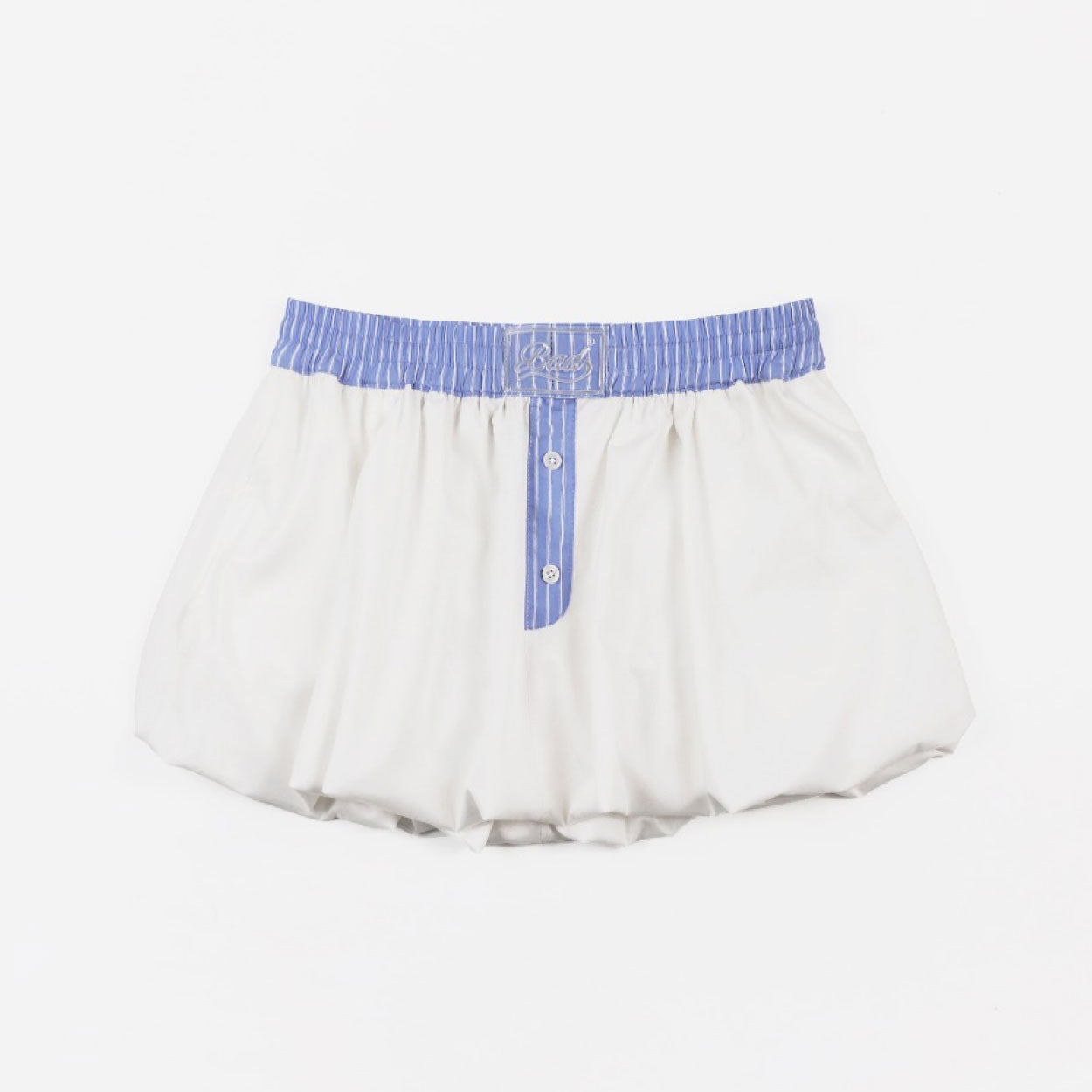 Badblood Balloon Mini Skirt Blue/Stripes