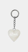 Badblood Bad Heart Keyring Clear