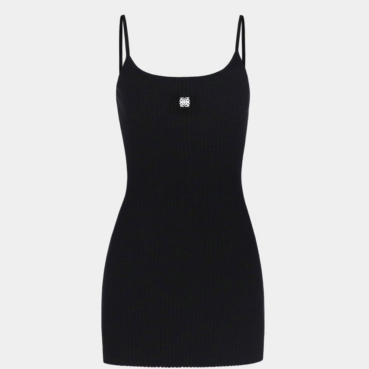 Badblood Fleur Tank Mini Dress Black