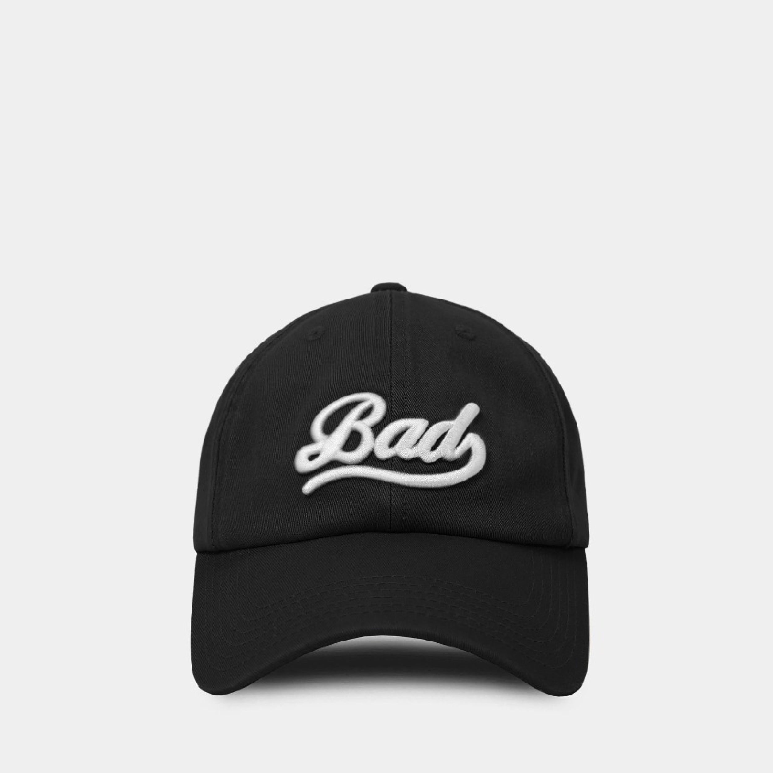 Badblood Twill Cotton Ball Cap Black