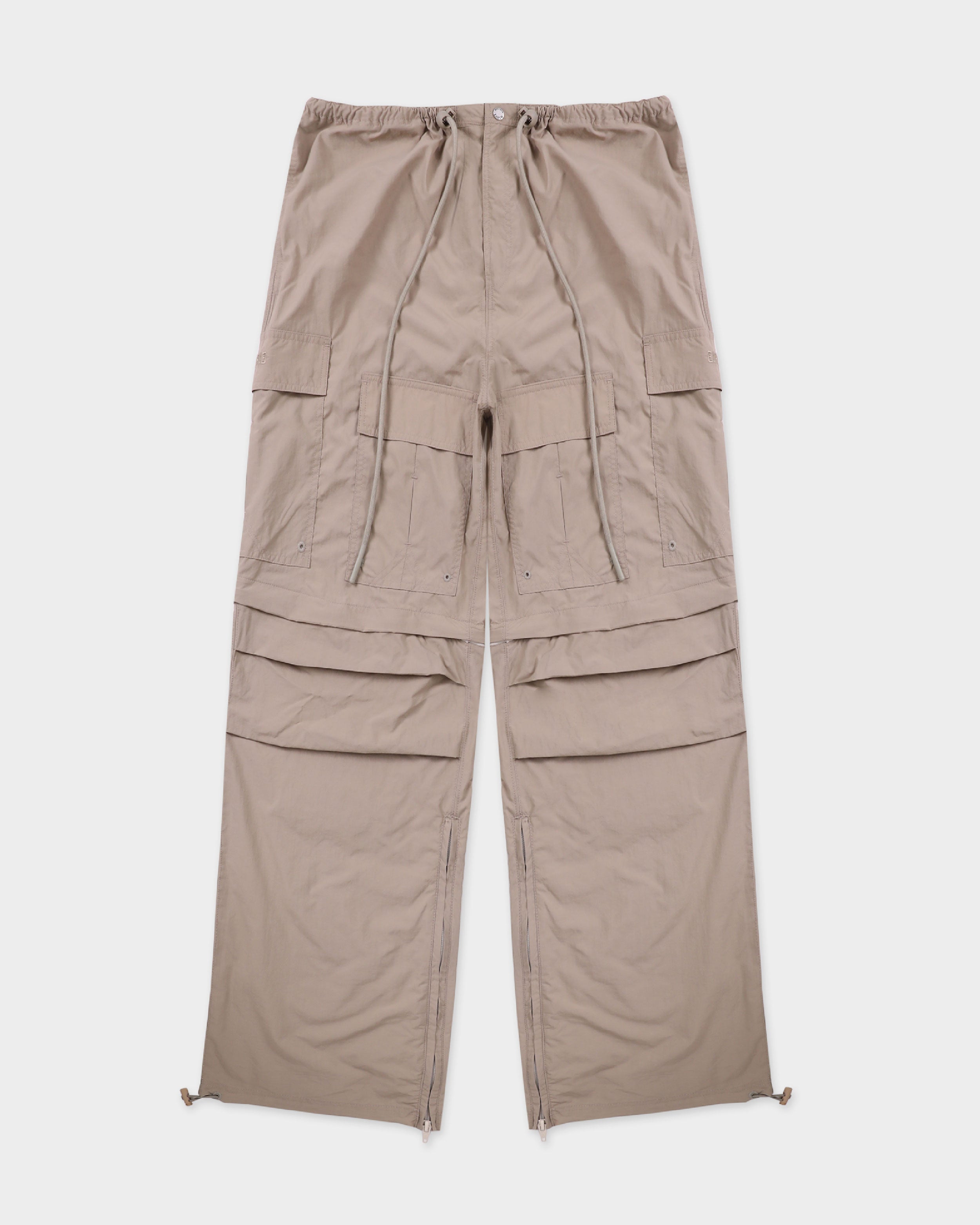 Badblood Delta 2 Parasuit Cargo Trousers (Convertible) Sand