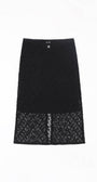 Badblood Selena Lace Midi Skirt Black