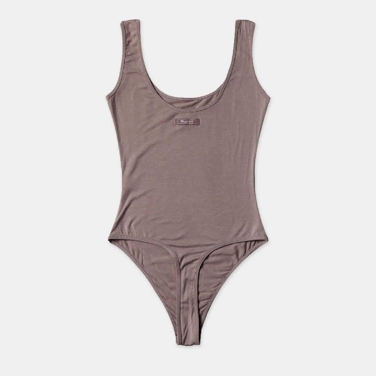 Badblood Everyday Tank Bodysuit Taupe