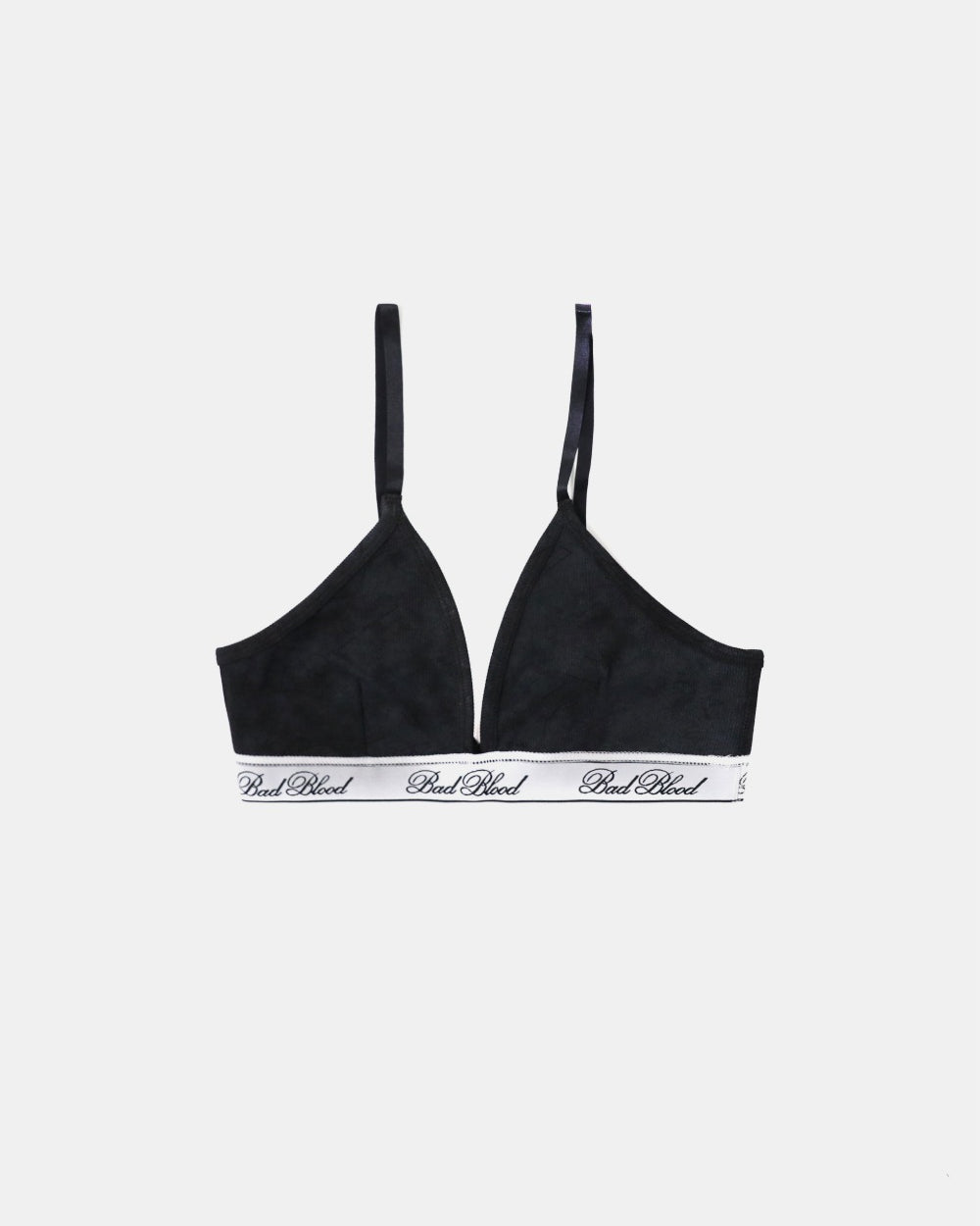 Badblood Classic Logo Triangle Bra - Dusty Black