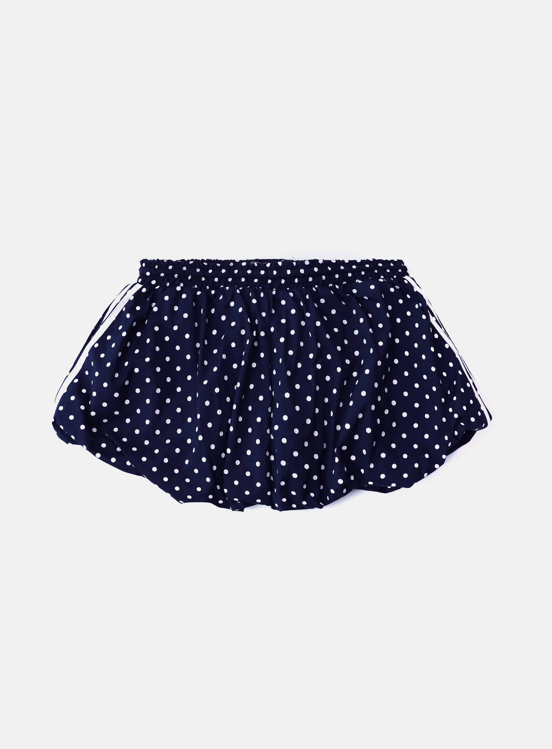 Badblood Mystic Billy Nylon Balloon Mini Skirt Navy Dot