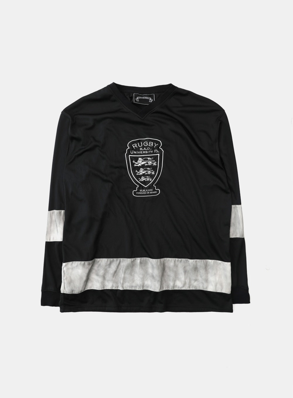 Badblood Shield M Contrast V-Neck Jersey Long Sleeve Black