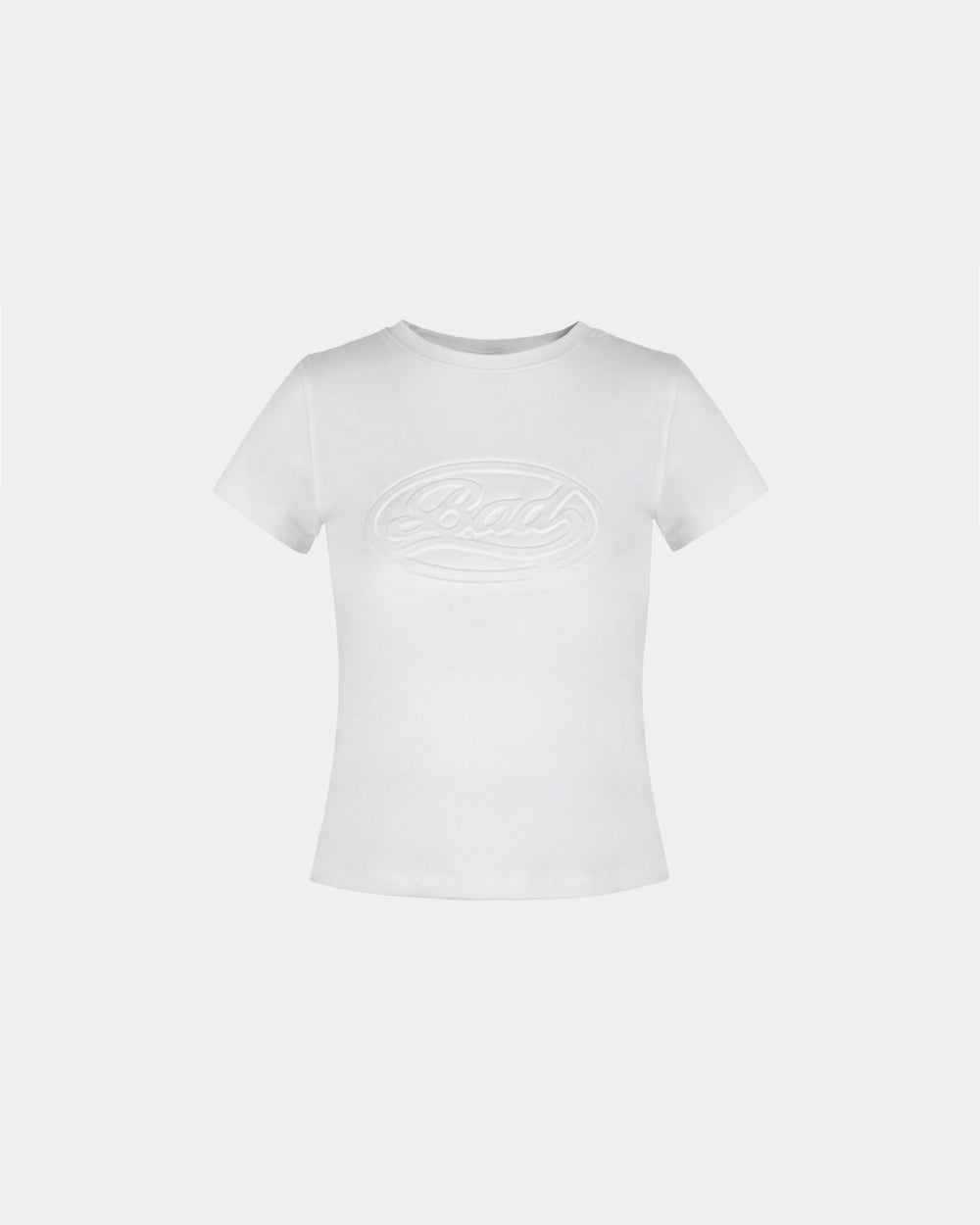Badblood Oval Logo T-Shirt Cream