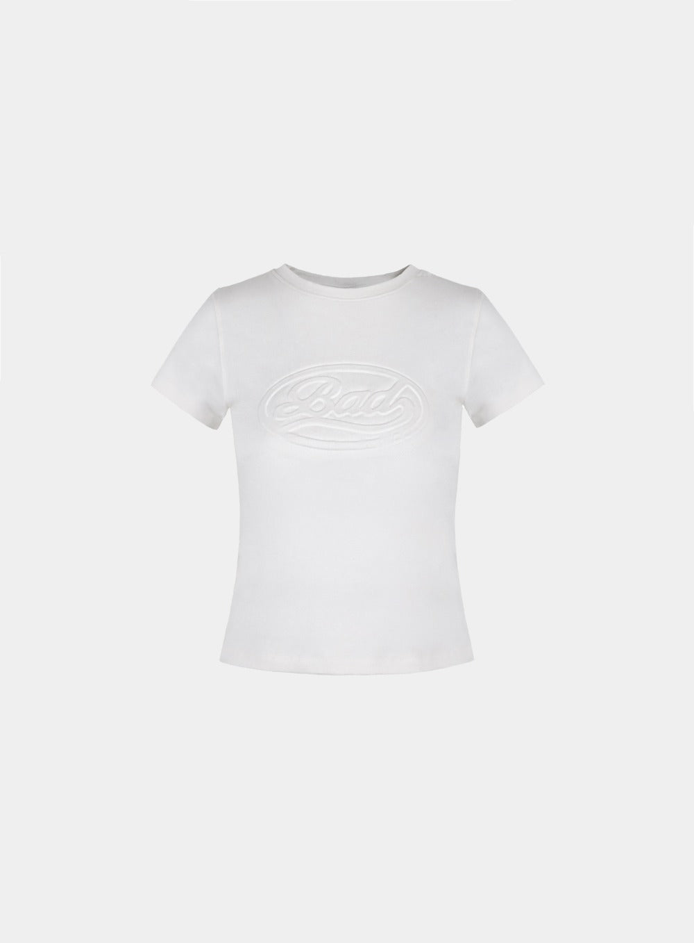 Badblood Oval Logo T-Shirt Cream
