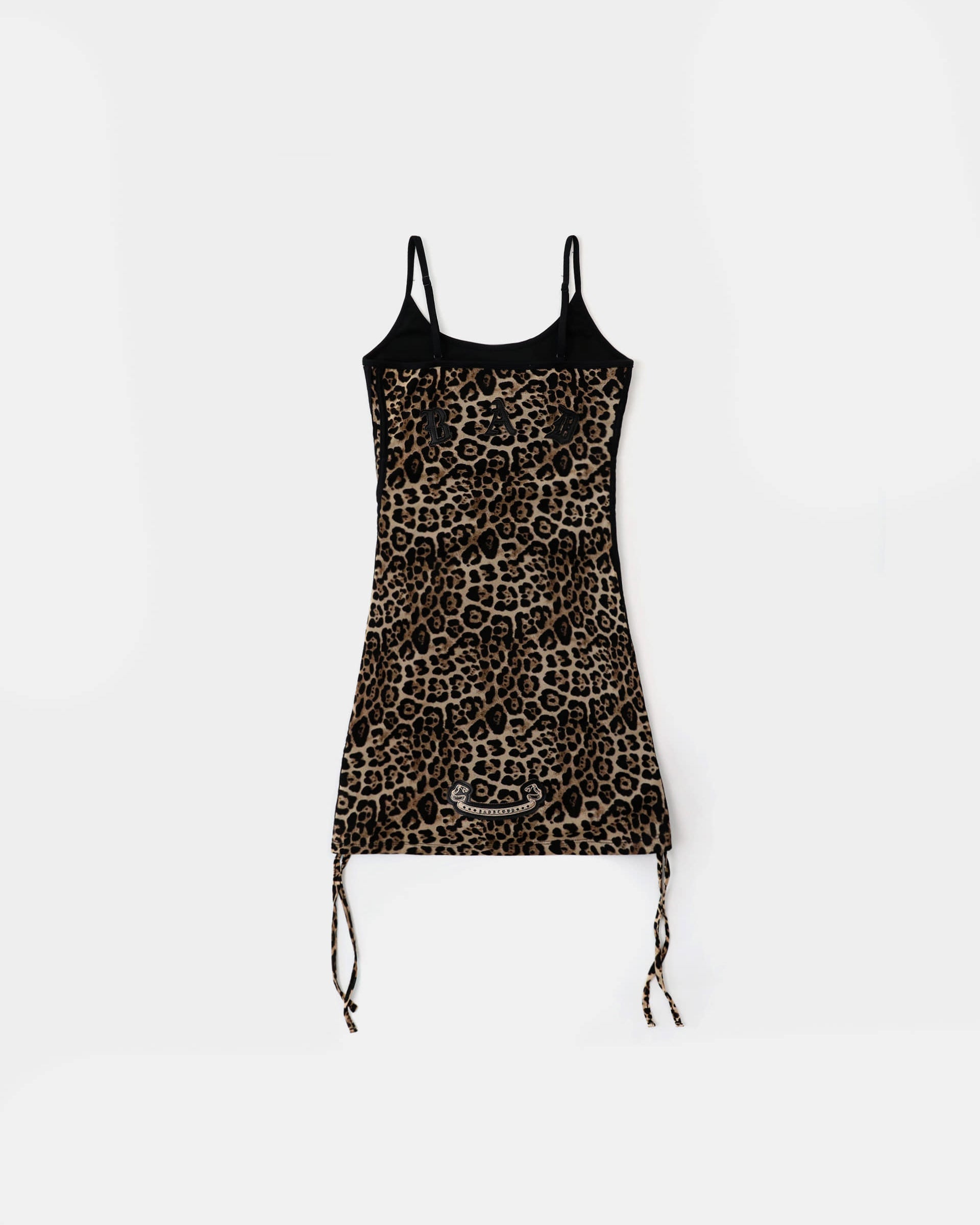 Badblood Mystic String Mini Dress Brown Leopard